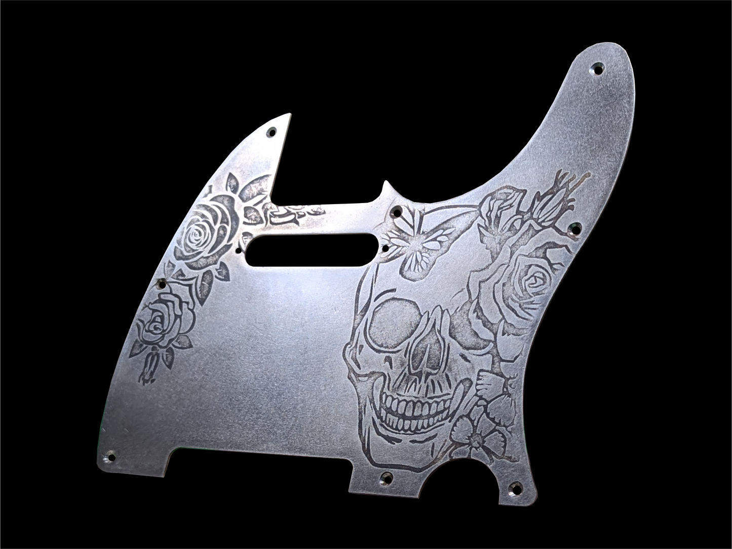 Telecaster Pickguard Handmade Custom Metal Steel