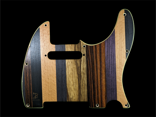 Telecaster Pickguard Handmade Custom Exotic Wood