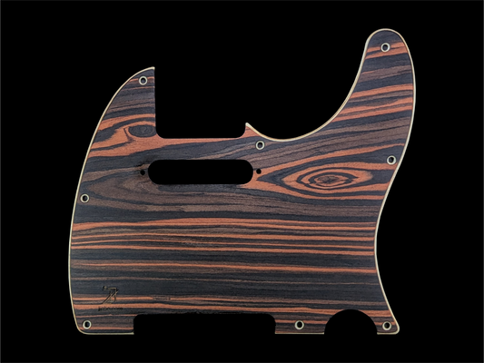 Telecaster Pickguard Handmade Custom Exotic Wood