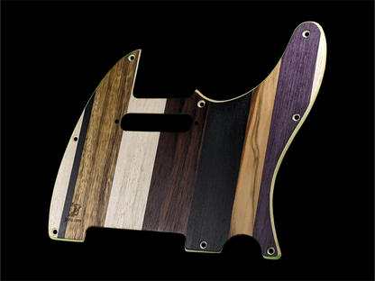 Telecaster Pickguard Handmade Custom Exotic Wood
