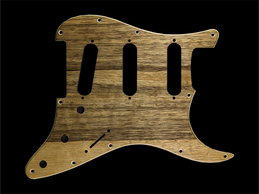 Stratocaster Pickguard Handmade Custom Exotic Wood