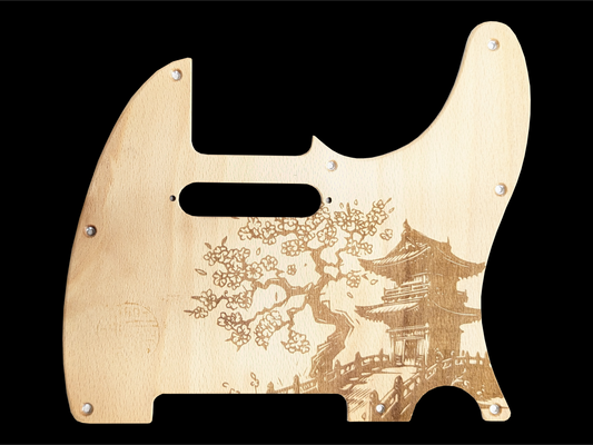Telecaster Pickguard Handmade Custom Exotic Wood