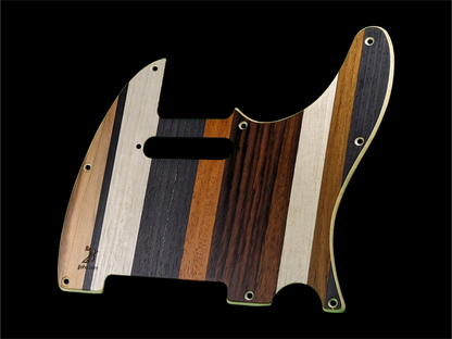 Telecaster Pickguard Handmade Custom Exotic Wood