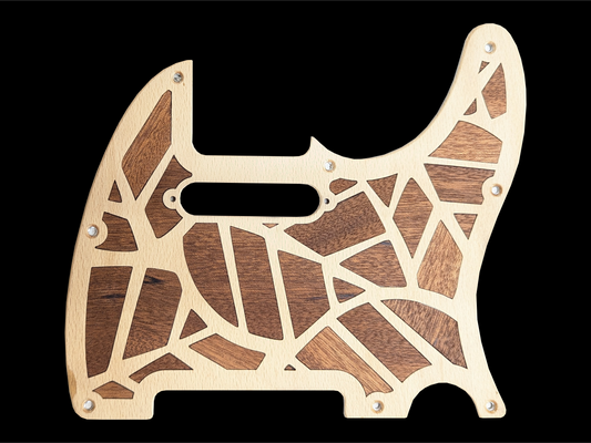 Telecaster Pickguard Handmade Custom Exotic Wood