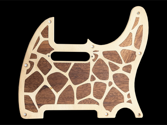 Telecaster Pickguard Handmade Custom Exotic Wood