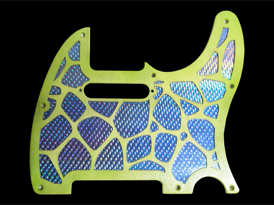 Telecaster Pickguard Handmade Custom Exotic Wood Epoxy