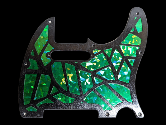 Telecaster Pickguard Handmade Custom Exotic Wood Epoxy