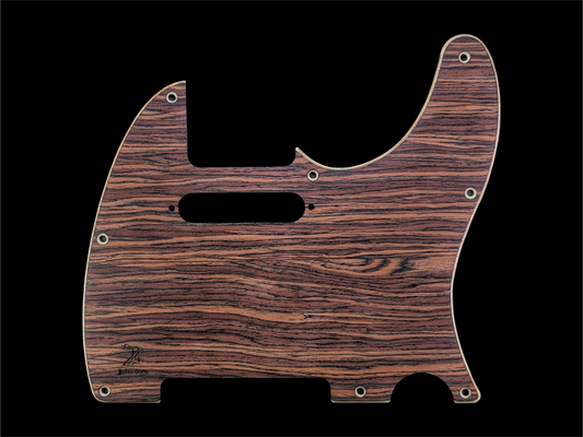 Telecaster Pickguard Handmade Custom Exotic Wood