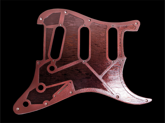 Stratocaster Pickguard Handmade Custom Exotic Wood Epoxy