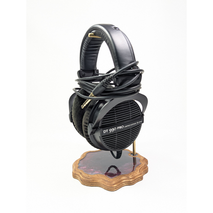 Handmade Wood Epoxy Headphone Stand