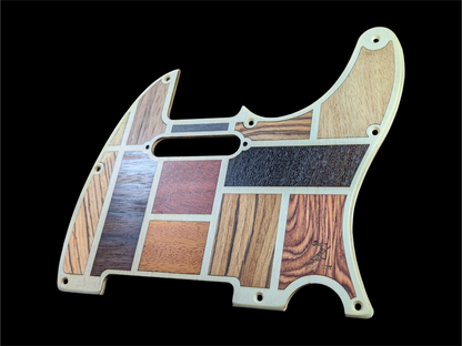 Telecaster Pickguard Handmade Custom Exotic Wood