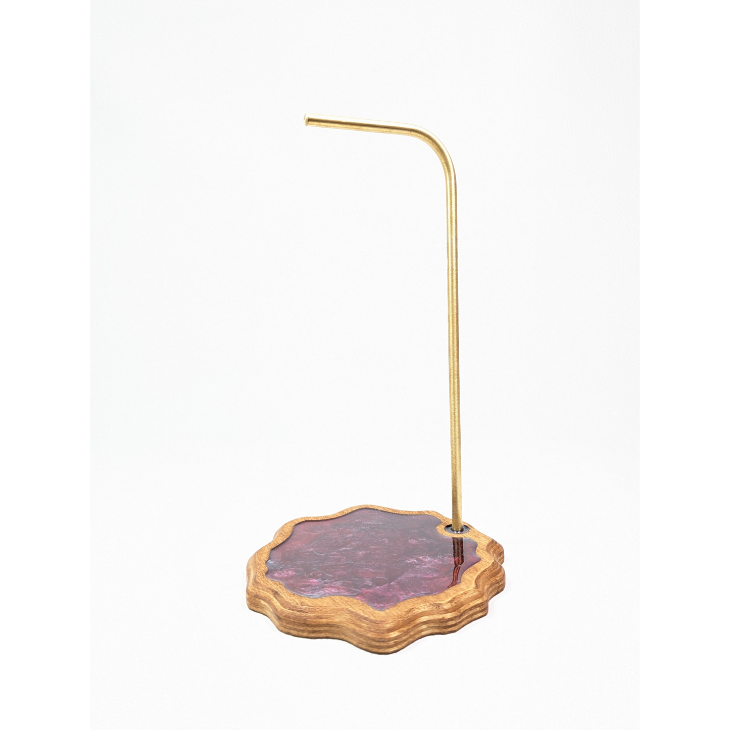 Handmade Wood Epoxy Headphone Stand