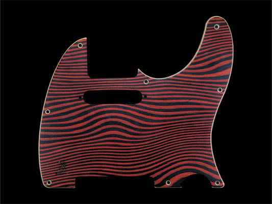 Telecaster Pickguard Handmade Custom Exotic Wood
