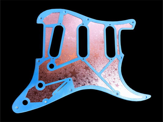 Stratocaster Pickguard Handmade Custom Exotic Wood Epoxy