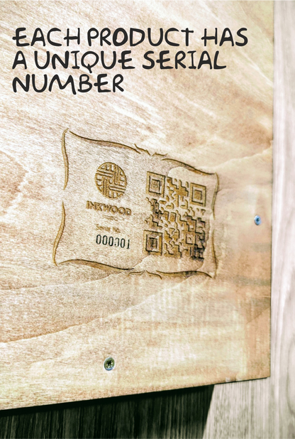 Handmade Wall Art LED RGB Backlit Plywood Stained-Glass Art