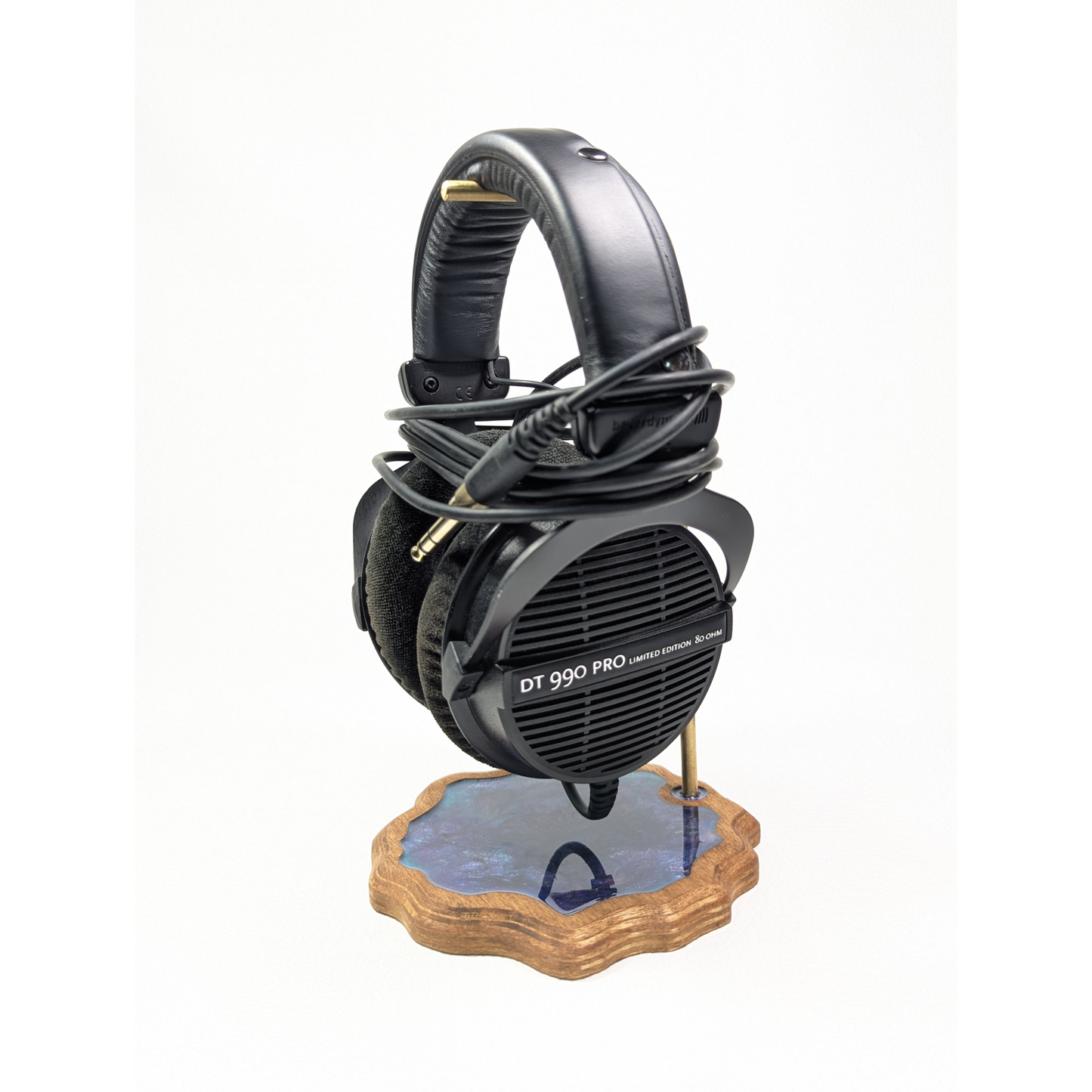Handmade Wood Epoxy Headphone Stand