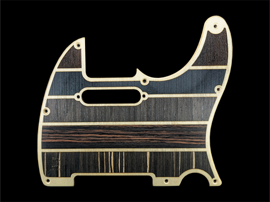 Telecaster Pickguard Handmade Custom Exotic Wood