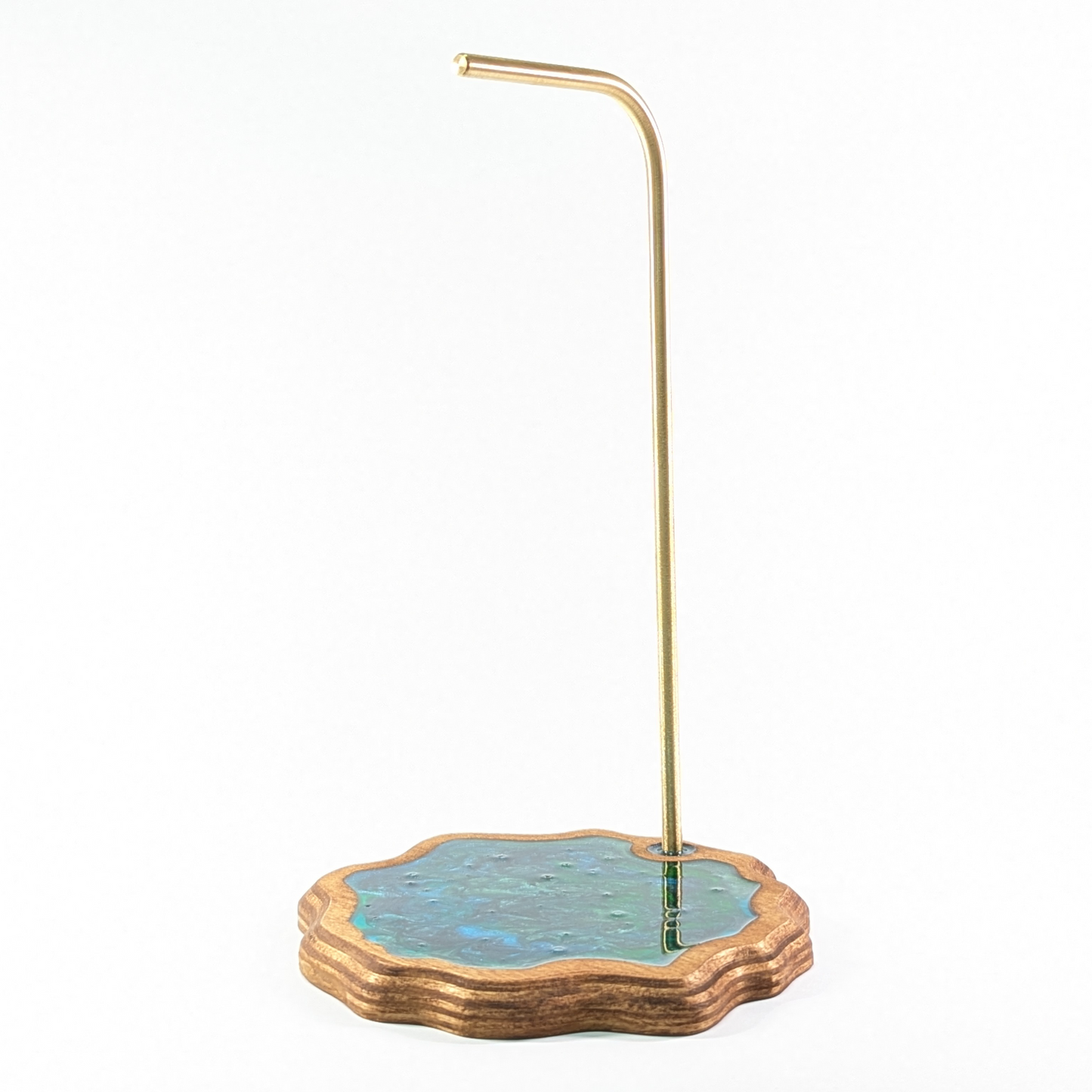 Wood Headphone Stand | Epoxy Resin Headphone Holder