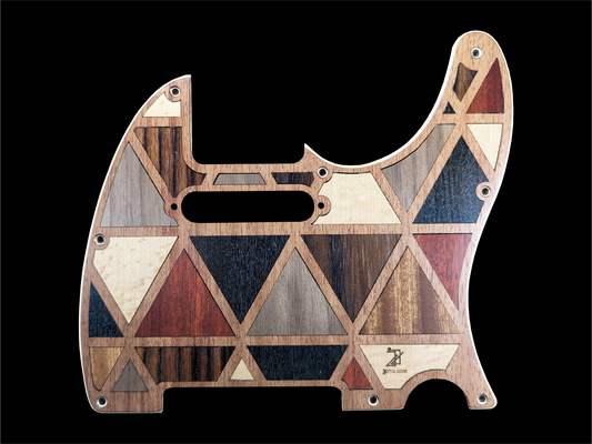 Telecaster Pickguard Handmade Custom Exotic Wood
