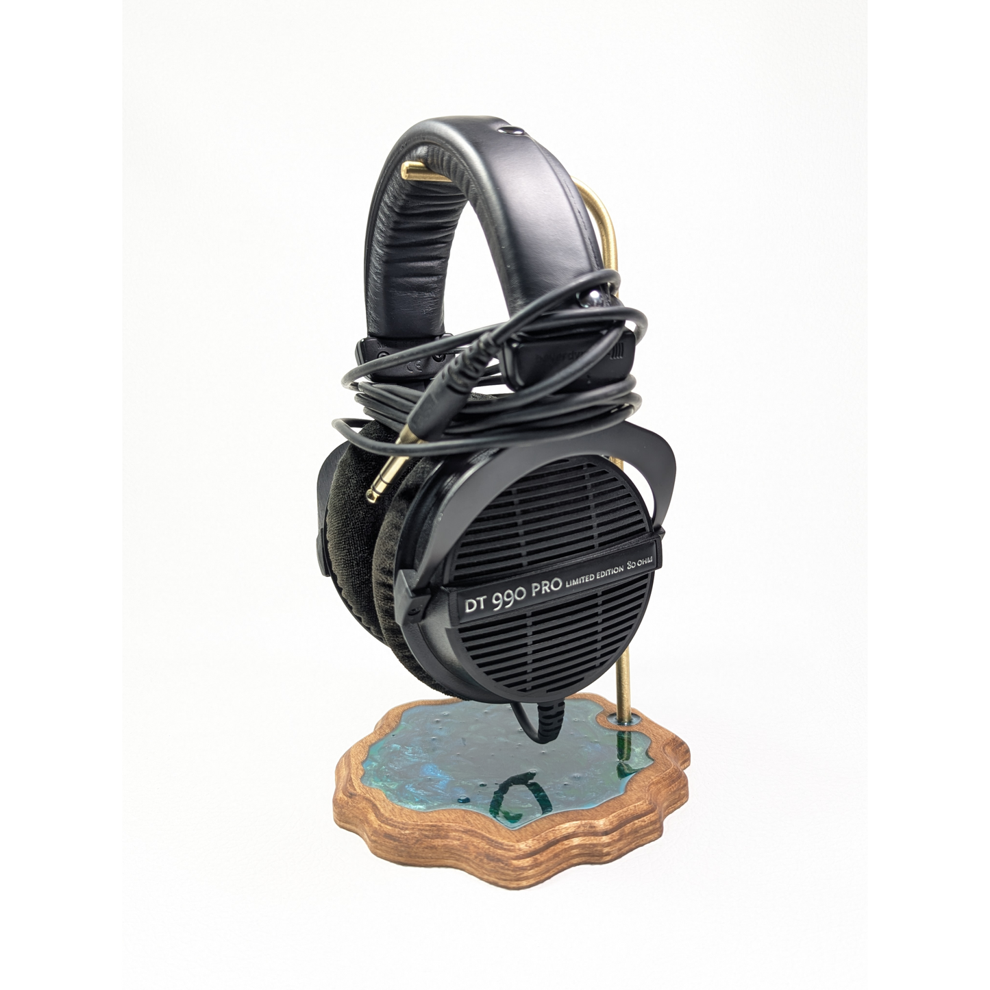 Handmade Wood Epoxy Headphone Stand