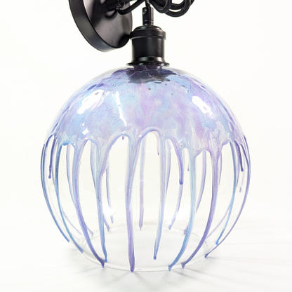 Handmade Epoxy Resin Bubble Glass Chandelier Pendant Lamp