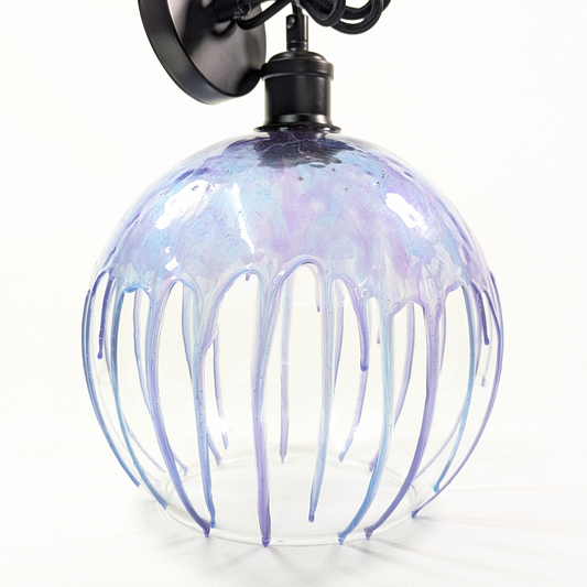 Handmade Epoxy Resin Bubble Glass Chandelier Pendant Lamp