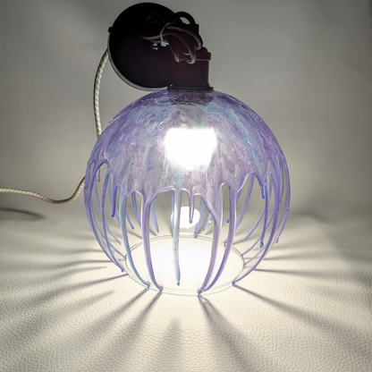 Handmade Epoxy Resin Bubble Glass Chandelier Pendant Lamp