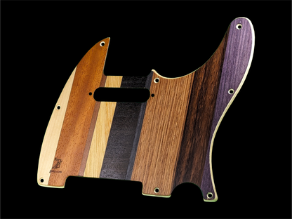 Telecaster Pickguard Handmade Custom Exotic Wood