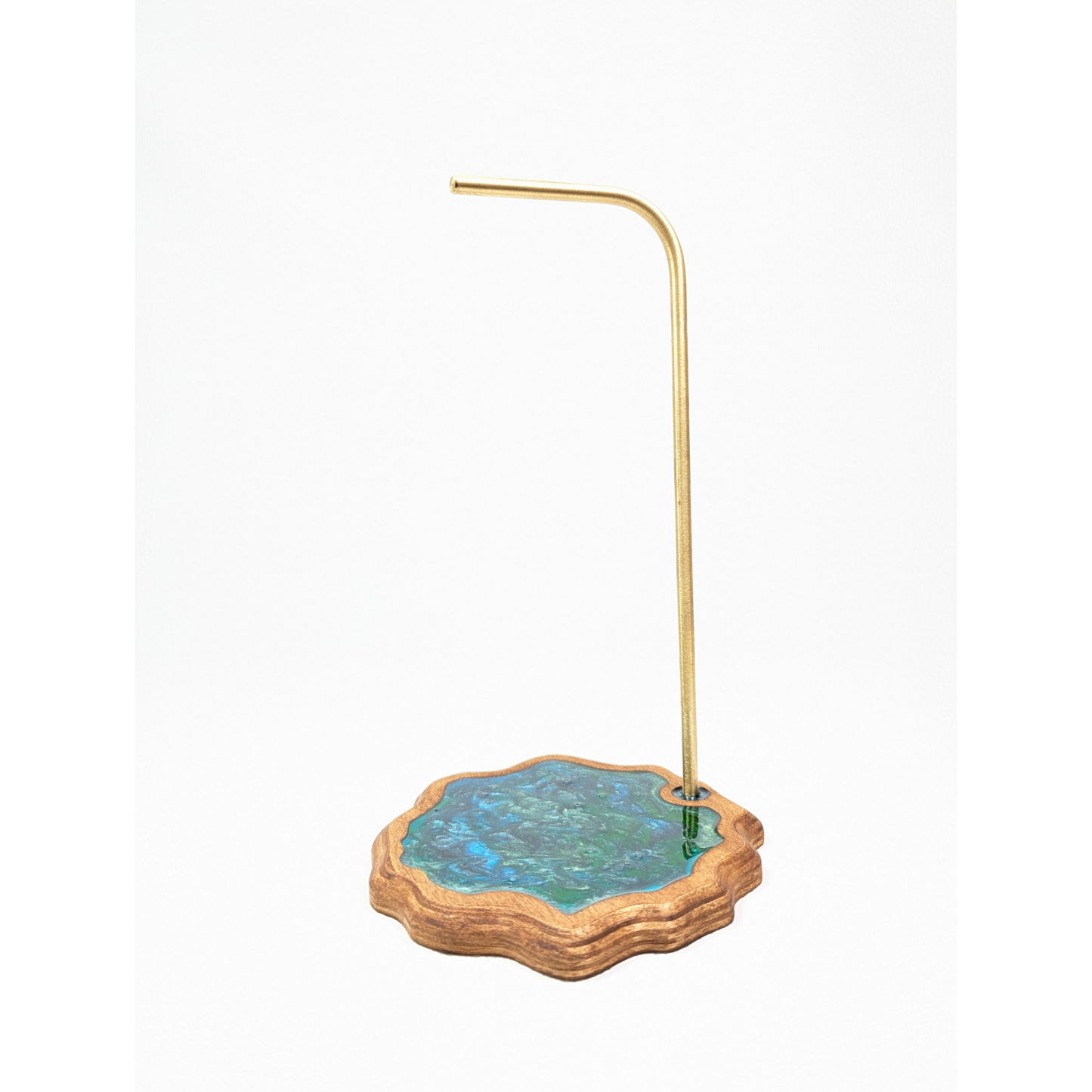 Handmade Wood Epoxy Headphone Stand