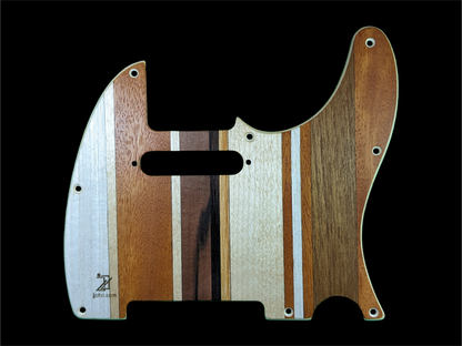 Telecaster Pickguard Handmade Custom Exotic Wood