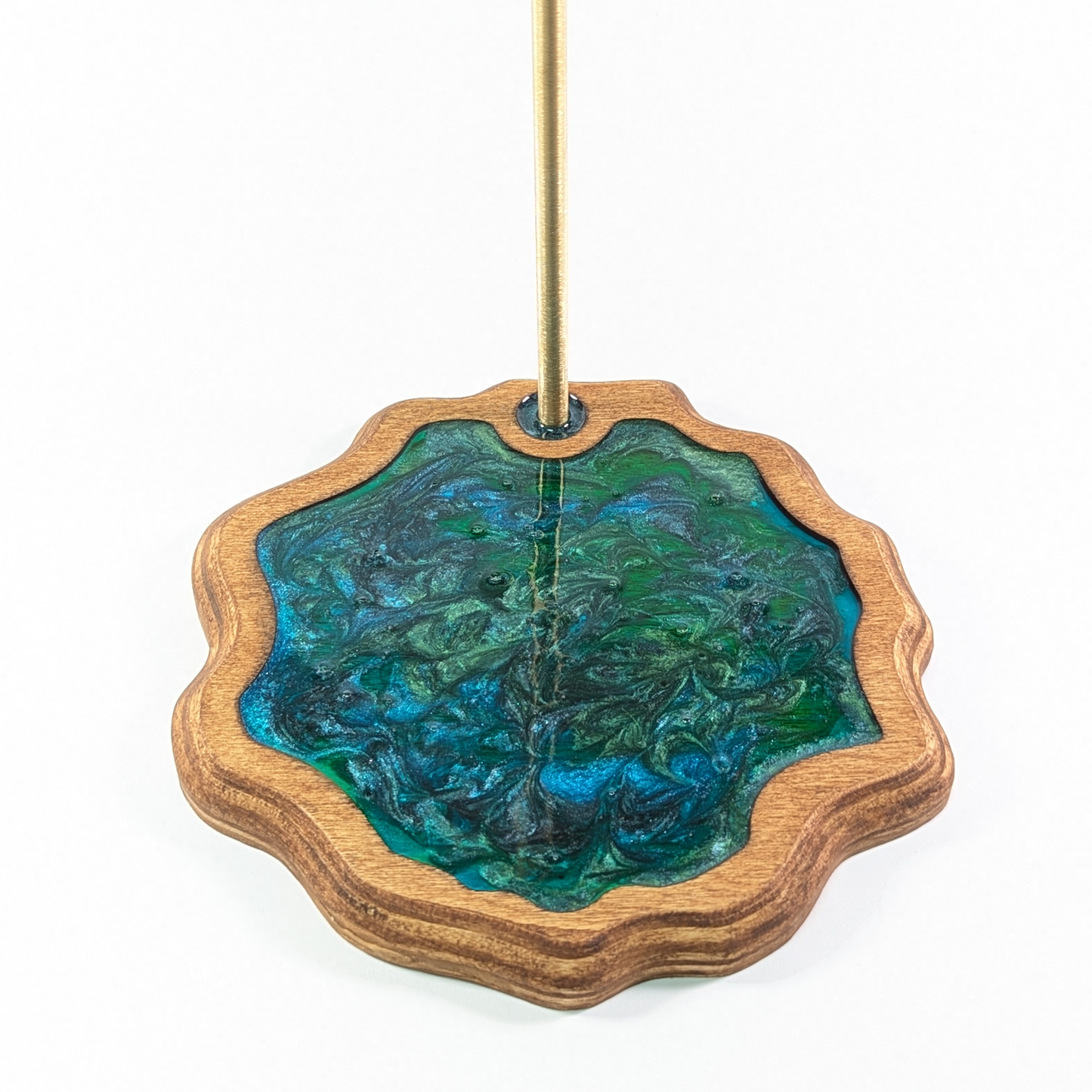 Wood Headphone Stand | Epoxy Resin Headphone Holder