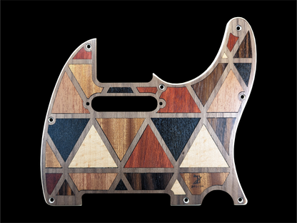 Telecaster Pickguard Handmade Custom Exotic Wood
