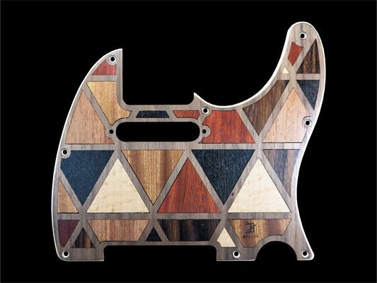 Telecaster Pickguard Handmade Custom Exotic Wood