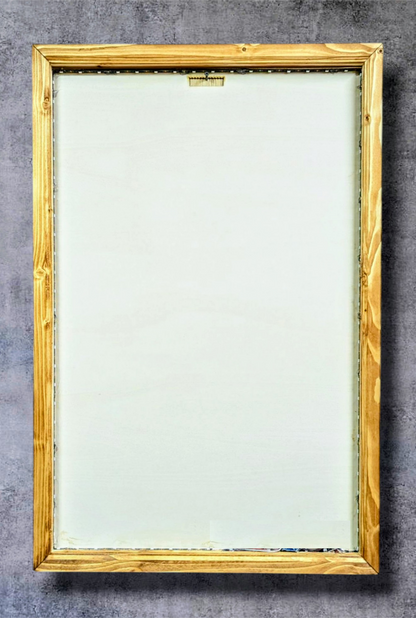 Handmade Wall Art LED RGB Backlit Plywood Stained-Glass Art