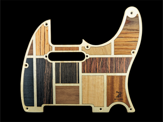 Telecaster Pickguard Handmade Custom Exotic Wood
