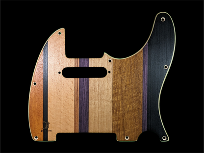 Telecaster Pickguard Handmade Custom Exotic Wood