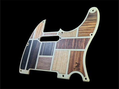 Telecaster Pickguard Handmade Custom Exotic Wood