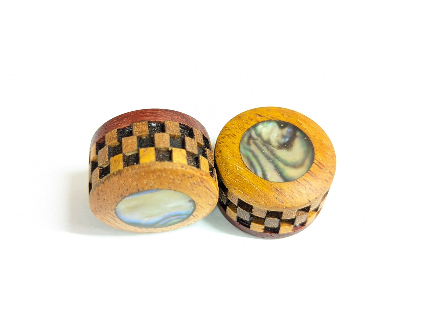 Handmade Wood Guitar Knob Knobs Potentiometr Epoxy Mother of Pearl