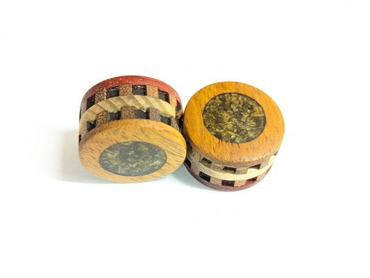 Handmade Wood Guitar Knob Knobs Potentiometr Epoxy Mother of Pearl