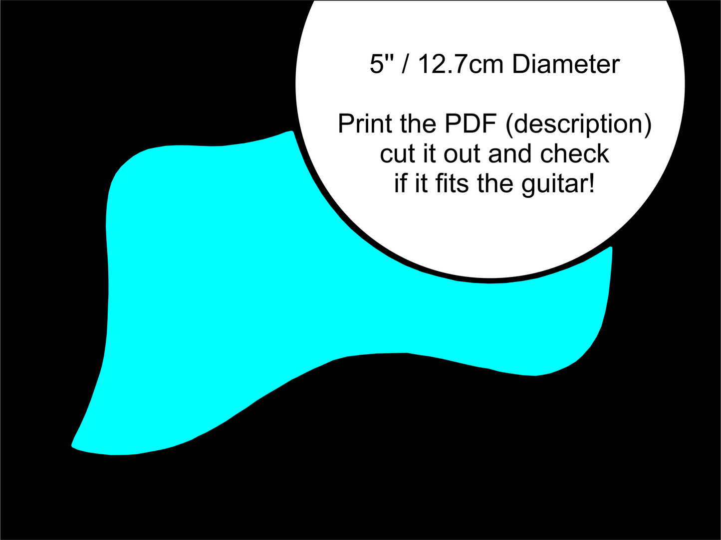 Acoustic Classical Guitar Pickguard Taylor Style Exotic Wood