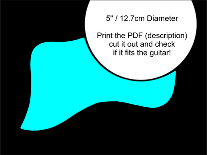 Acoustic Classical Guitar Pickguard Taylor Style Exotic Wood