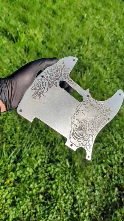 Telecaster Pickguard Handmade Custom Metal Steel