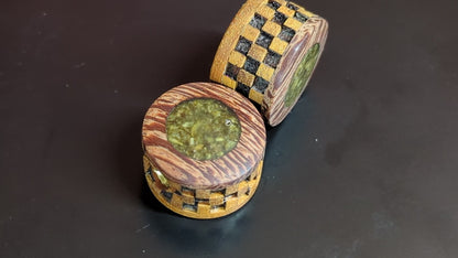 Handmade Wood Guitar Knob Knobs Potentiometr Epoxy Mother of Pearl